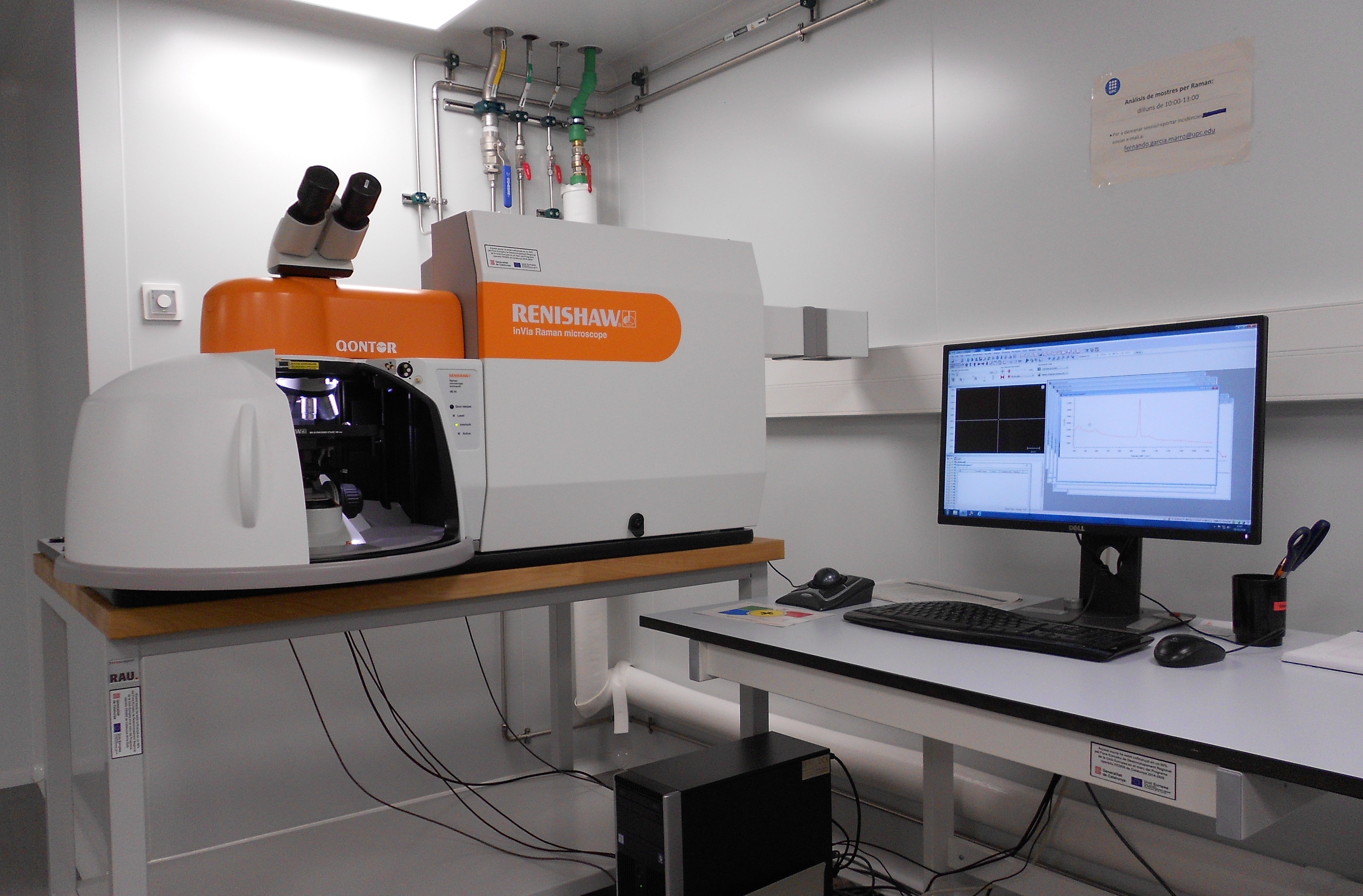 RAMAN Microscope — Barcelona Center Science and Engineering — UPC. Universitat Politècnica de
